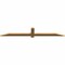 Ekena Millwork Eugene Smooth Timber Gable Bracket, Western Red Cedar, 72"W x 12"H x 1 1/2"D x 3 1/2"F, 4/12 Pitch GBW072X12X0204EUG00SWR - alternate 2